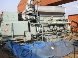 DAIHATSU 6DK-20 700KW 720RPM 60HZ MARINE GENSET 2011 X 3-SURPLUS NEW